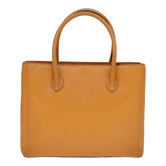 CELINE Tote Bag Leather Orange Auth - Picture 7 of 16